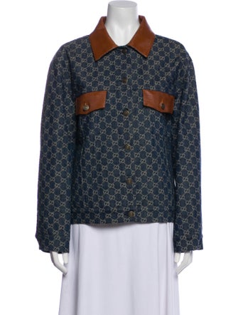 Gucci 2022 Printed Denim Jacket