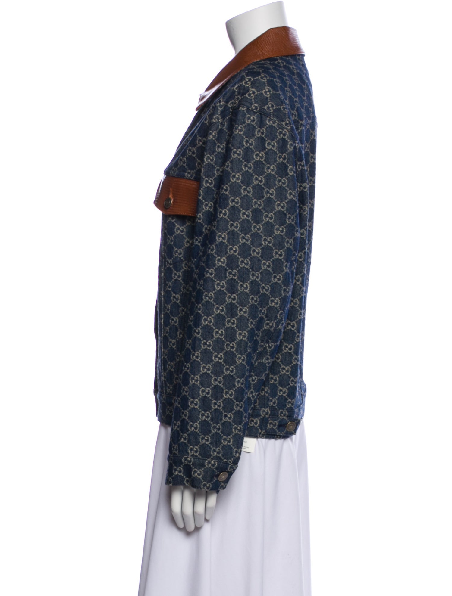 Gucci 2022 Printed Denim Jacket