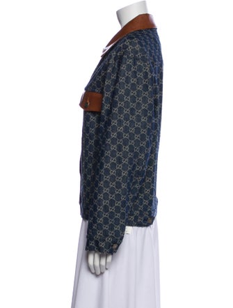 Gucci 2022 Printed Denim Jacket