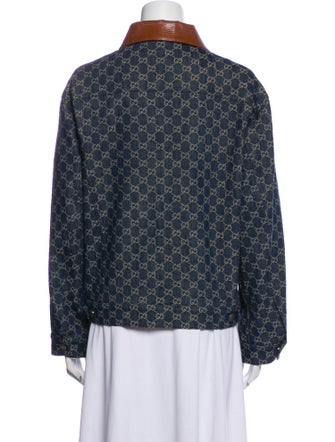 Gucci 2022 Printed Denim Jacket