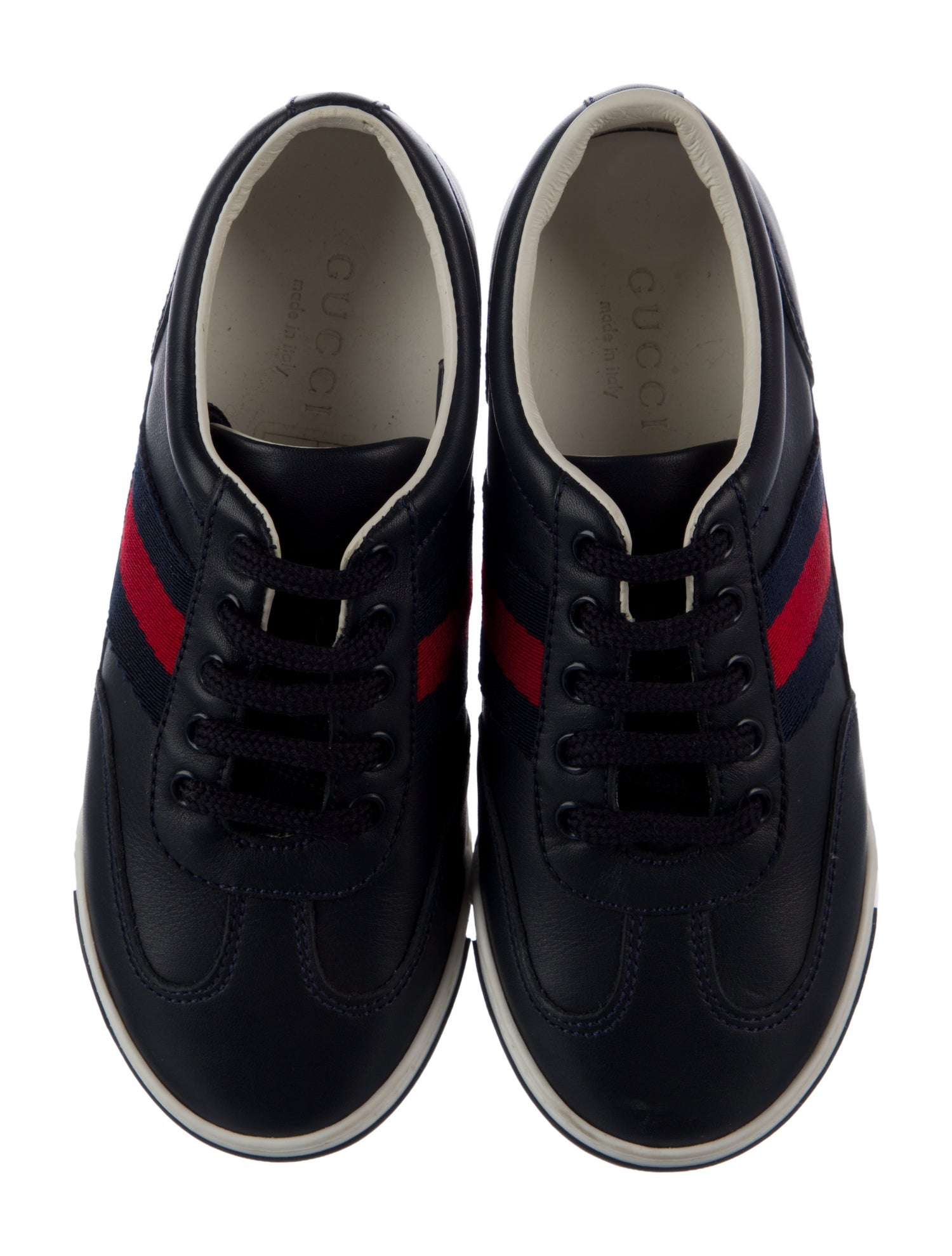 Gucci Kids' Low-Top Leather Sneakers