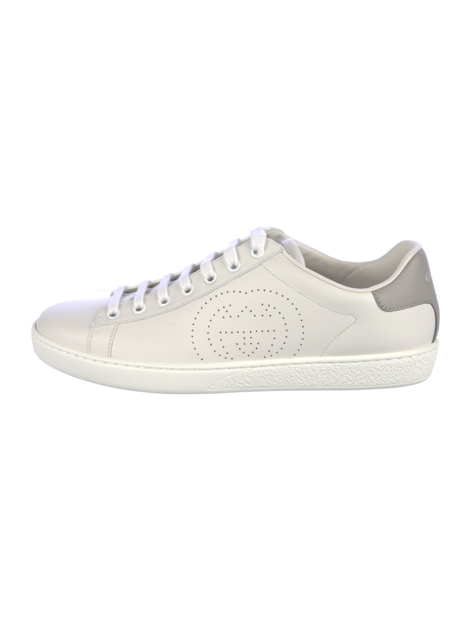 Gucci Interlocking G Logo Leather Sneakers