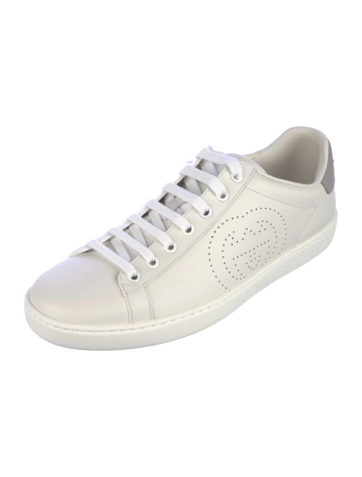 Gucci Interlocking G Logo Leather Sneakers