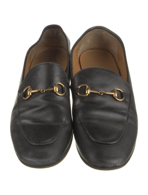 Gucci Horsebit Accent Leather Loafers