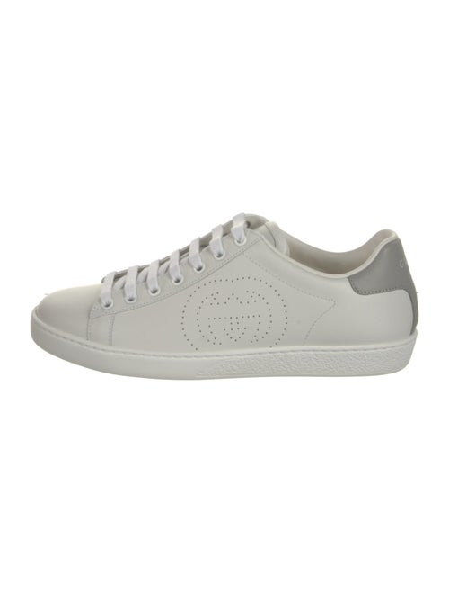 Gucci Interlocking G Logo Leather Sneakers