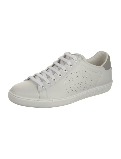 Gucci Interlocking G Logo Leather Sneakers