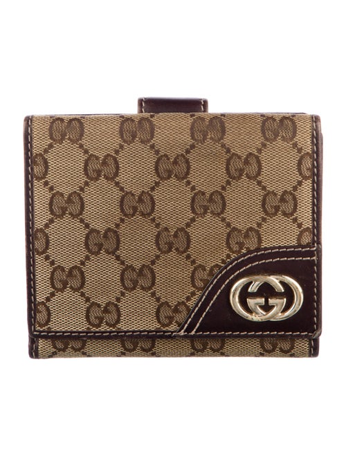 Gucci GG Supreme Canvas French Purse