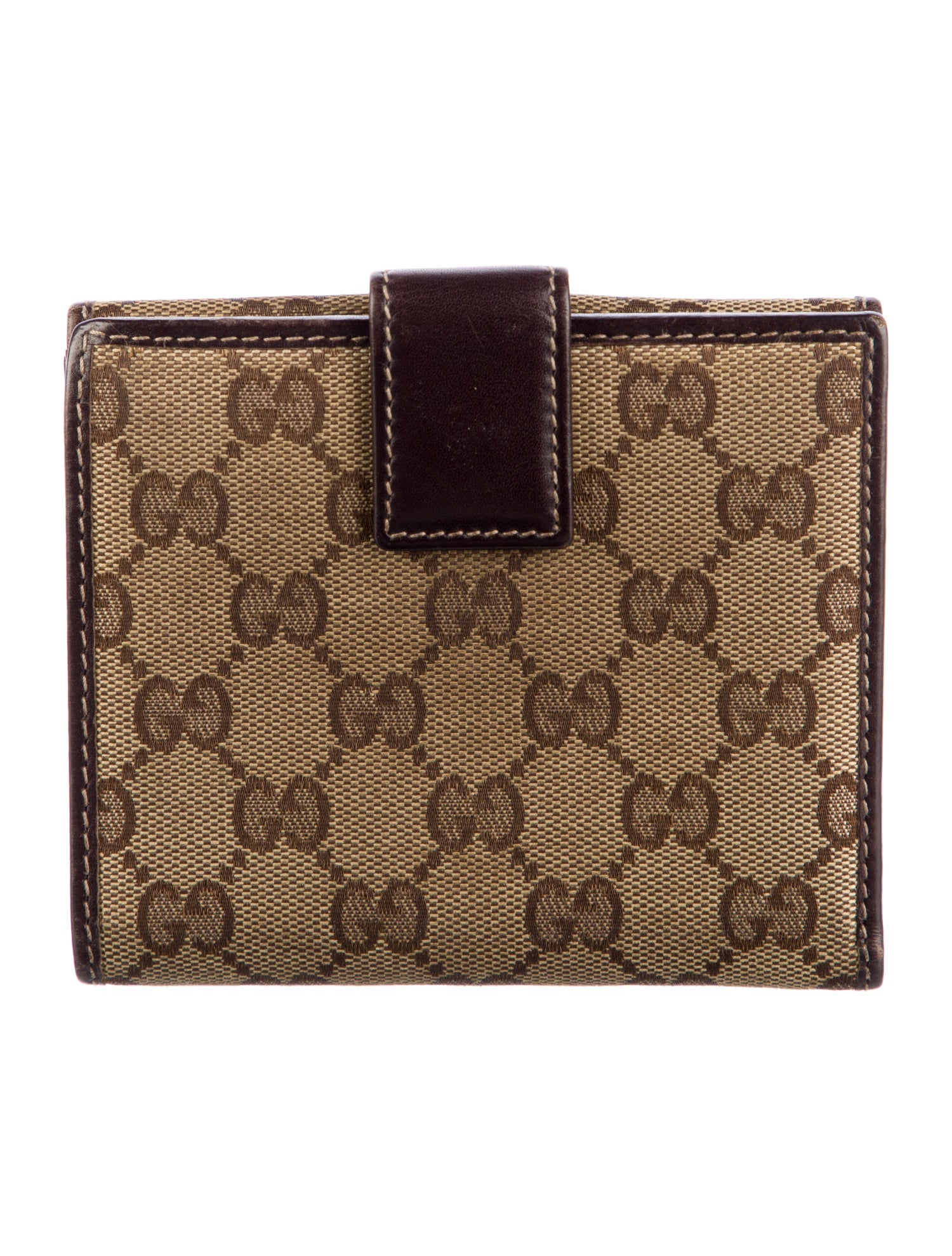 Gucci GG Supreme Canvas French Purse