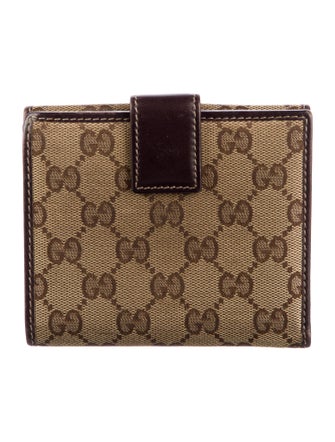 Gucci GG Supreme Canvas French Purse