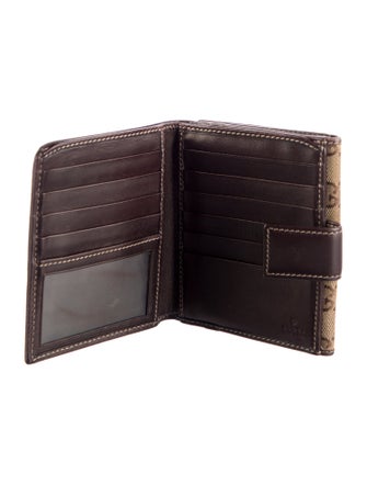 Gucci GG Supreme Canvas French Purse