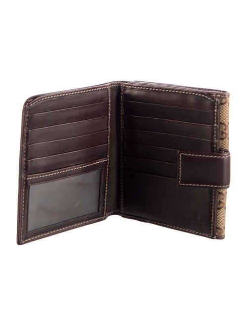 Gucci GG Supreme Canvas French Purse