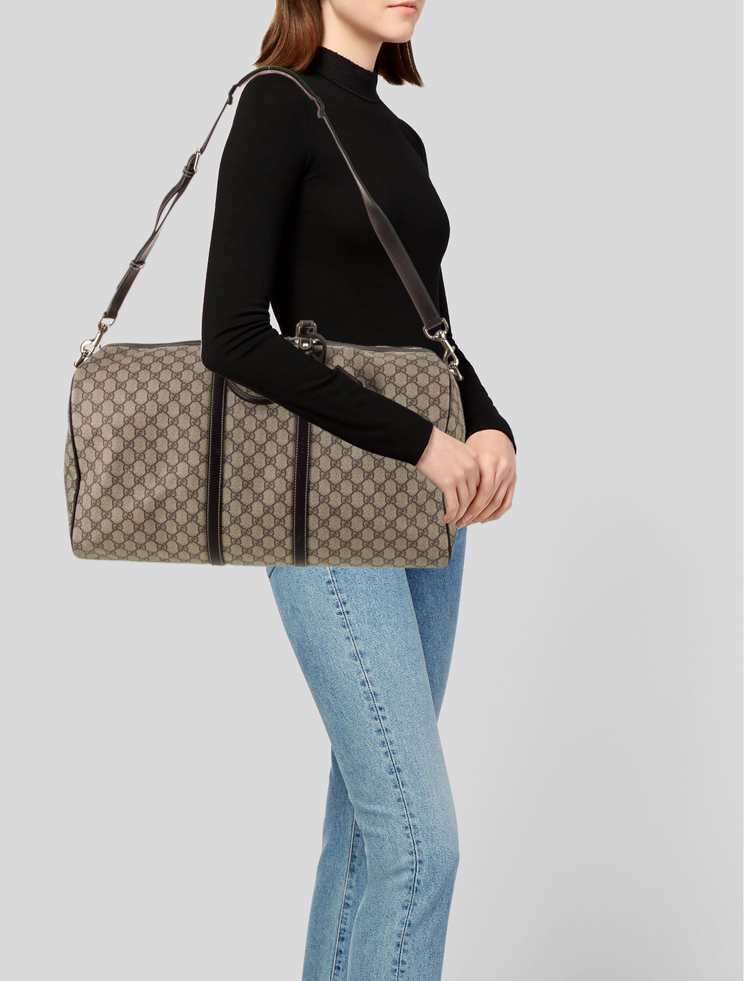 Gucci GG Supreme Weekender Bag