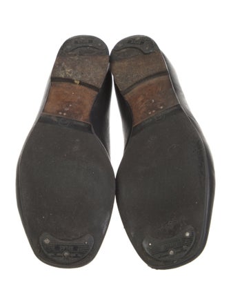 Gucci Horsebit Accent Leather Loafers