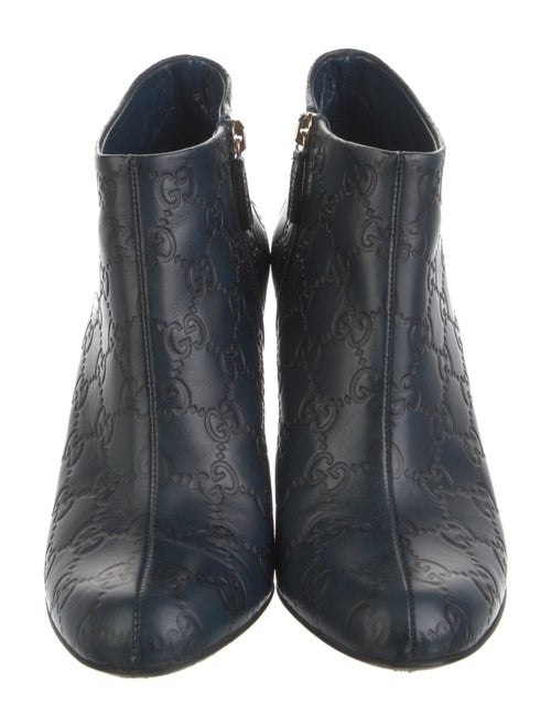 Gucci GG Signature Leather Boots
