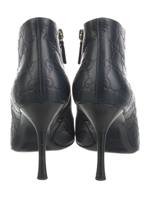 Gucci GG Signature Leather Boots