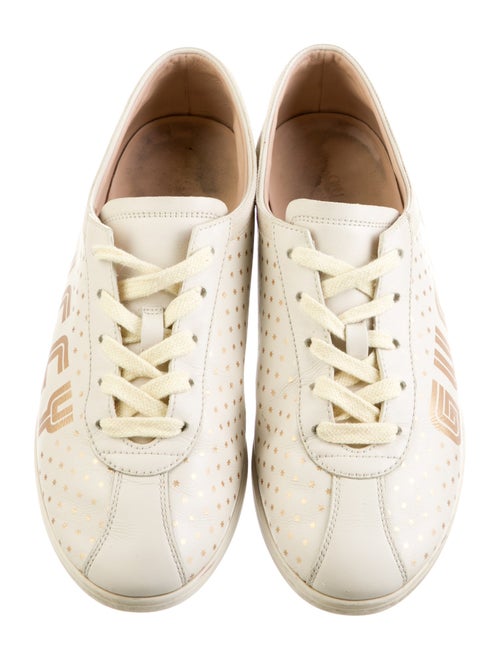Gucci Bee Accent Leather Sneakers