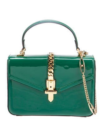 Gucci Patent Leather Sylvie 1969 Mini