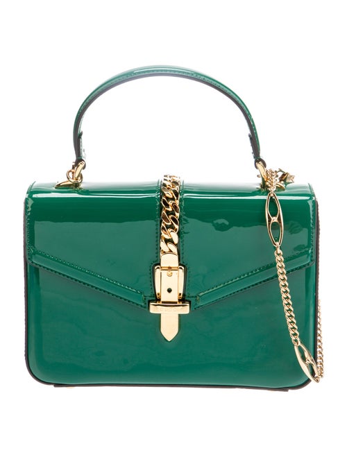 Gucci Patent Leather Sylvie 1969 Mini