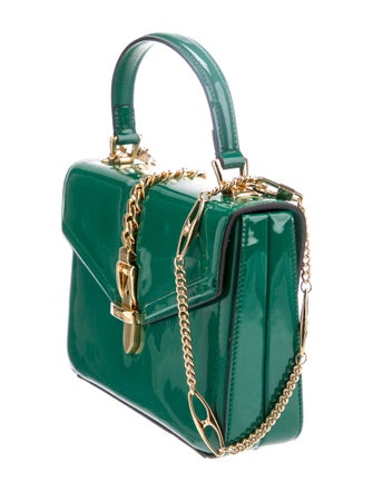 Gucci Patent Leather Sylvie 1969 Mini