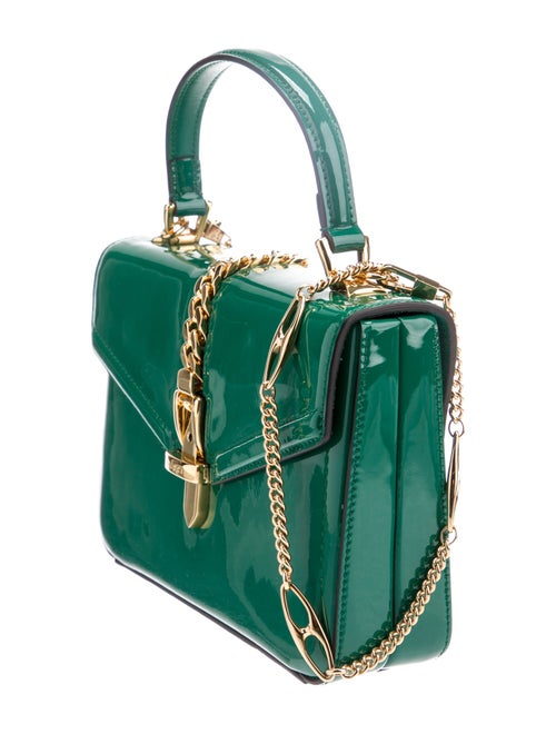 Gucci Patent Leather Sylvie 1969 Mini
