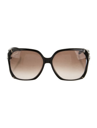 Gucci Bamboo Accent Oversize Sunglasses