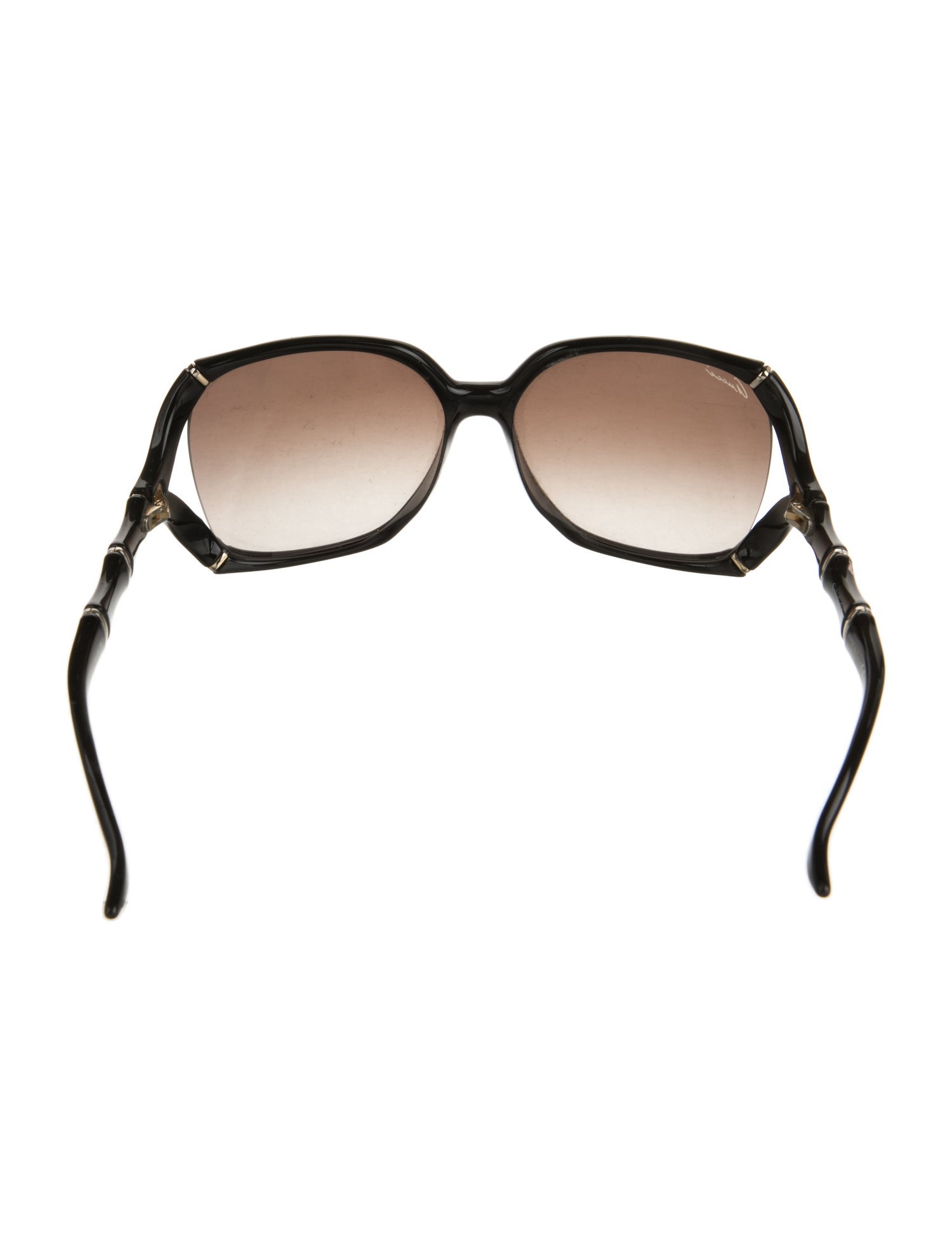 Gucci Bamboo Accent Oversize Sunglasses