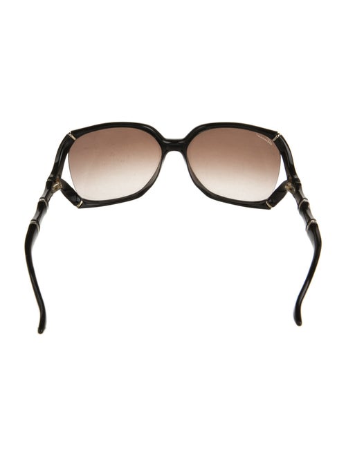 Gucci Bamboo Accent Oversize Sunglasses