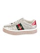 Gucci Quilted Pattern Leather Sneakers