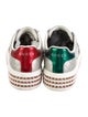 Gucci Quilted Pattern Leather Sneakers