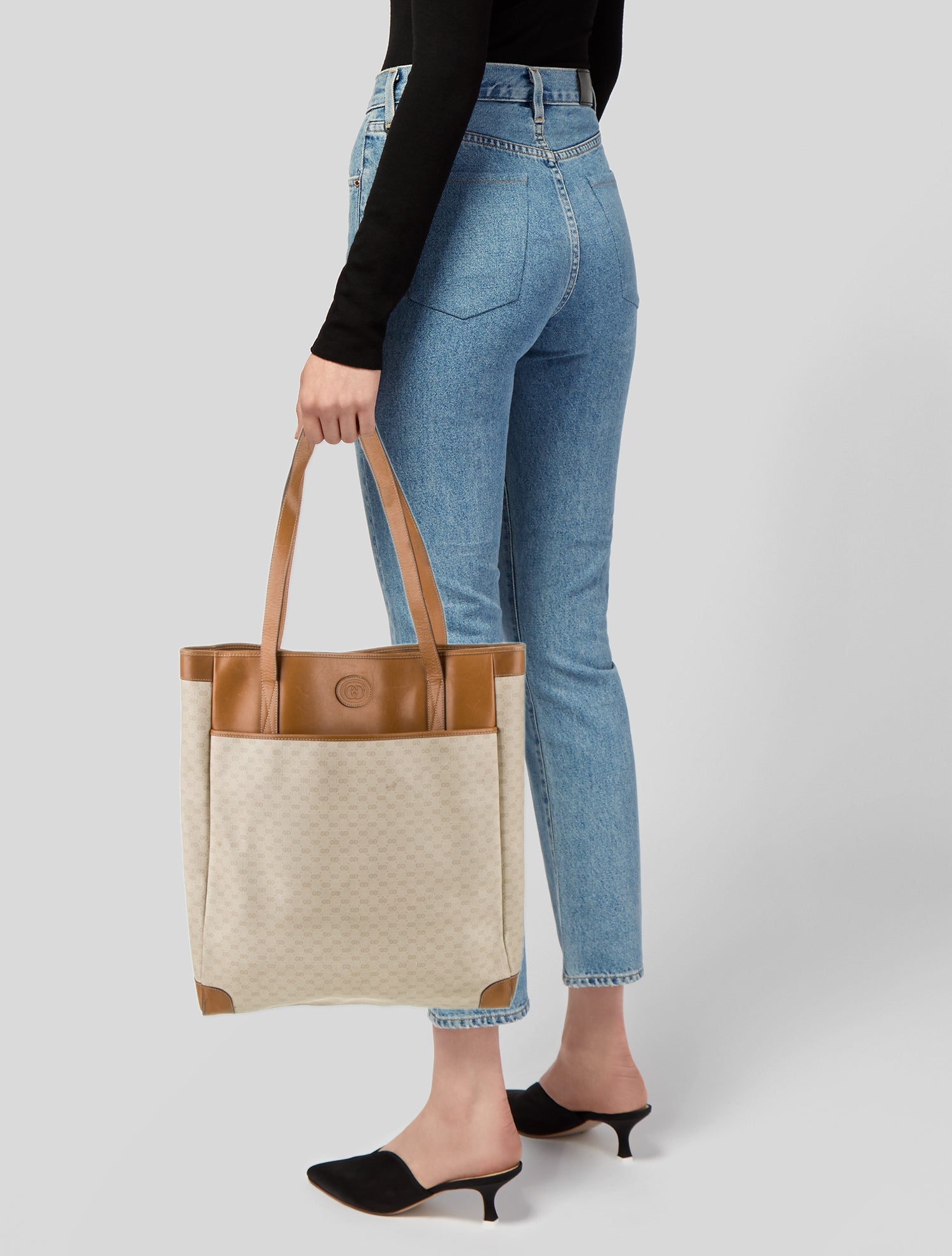 Gucci Interlocking G Tote Vintage