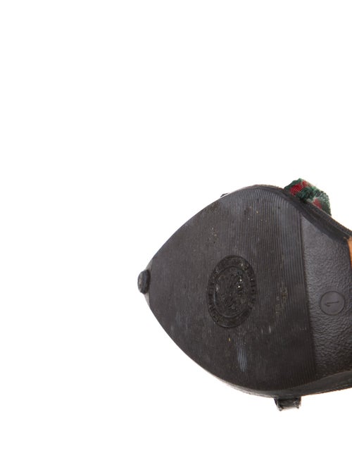 Gucci Web Accent Canvas Sandals