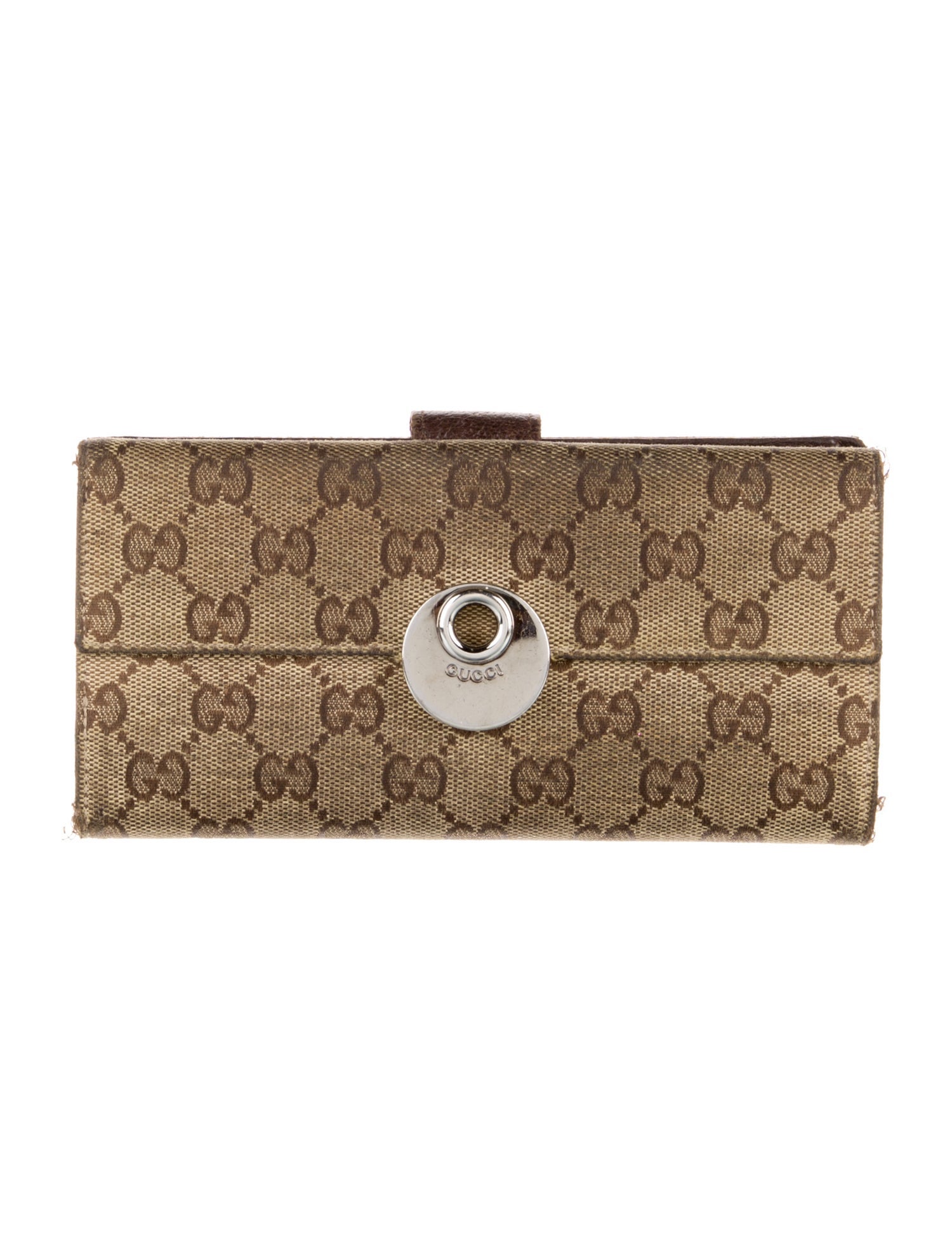 Gucci GG Canvas Canvas Continental Wallet