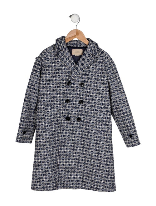 Gucci Girls Pattern Print Coat