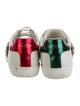 Gucci Web Accent Leather Sneakers