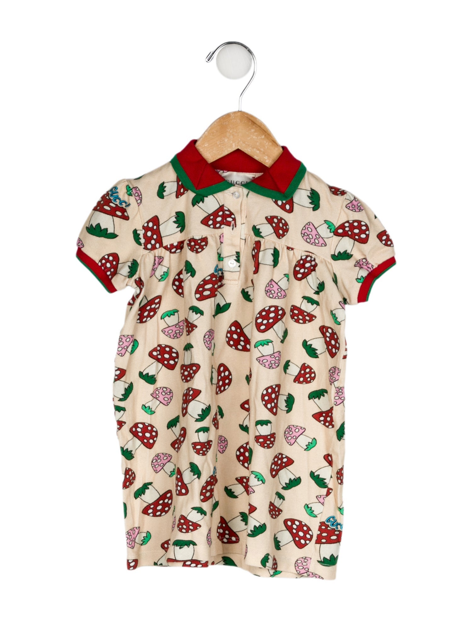 Gucci Girls' Printed Short Sleeve top