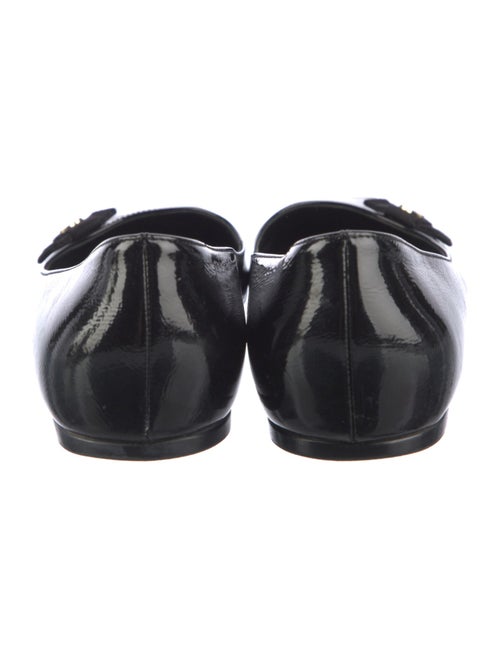 Gucci Interlocking G Logo Patent Leather Flats