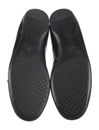 Gucci Interlocking G Logo Patent Leather Flats