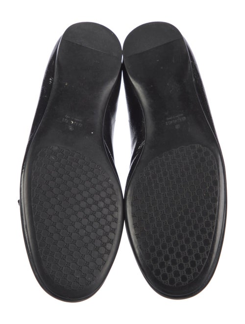 Gucci Interlocking G Logo Patent Leather Flats