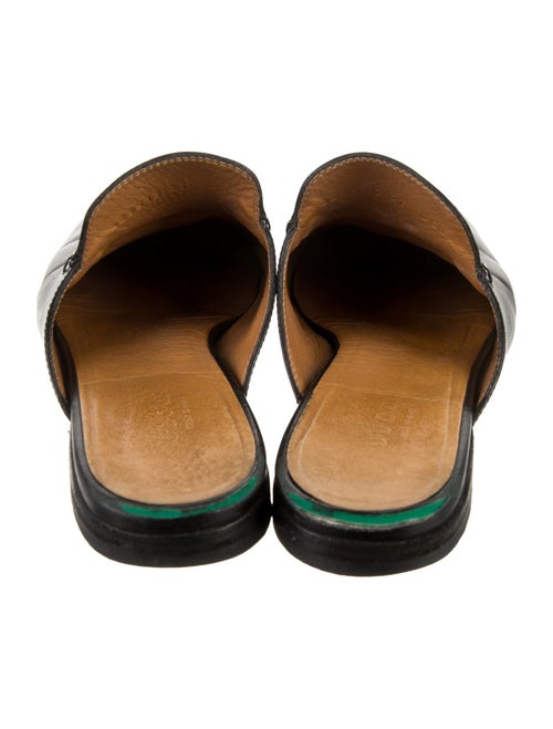 Gucci Horsebit Accent Leather Mules