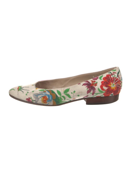Gucci Flora Print Flats