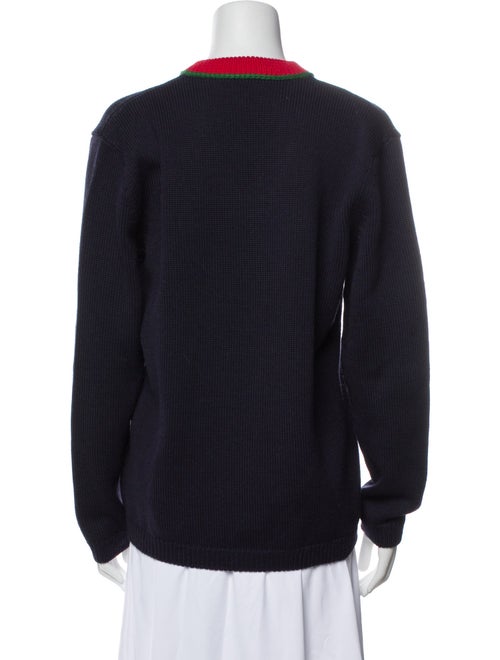 Gucci Wool Colorblock Pattern Sweater