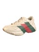 Gucci Web Accent Leather Sneakers