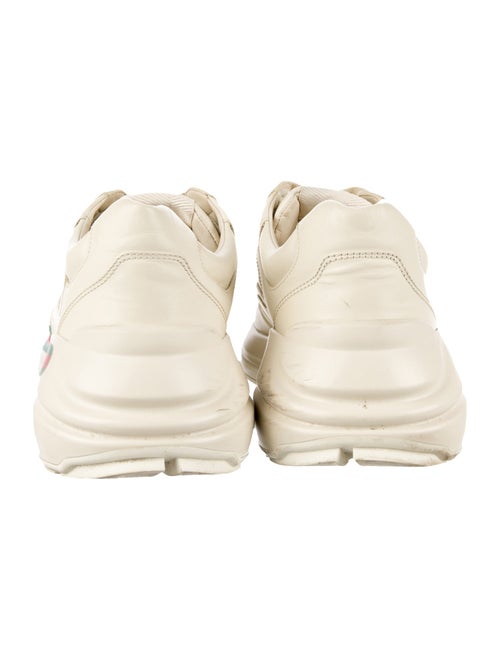 Gucci Web Accent Leather Sneakers