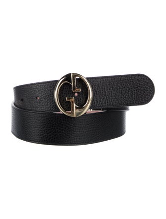 Gucci Interlocking G Logo Leather Belt