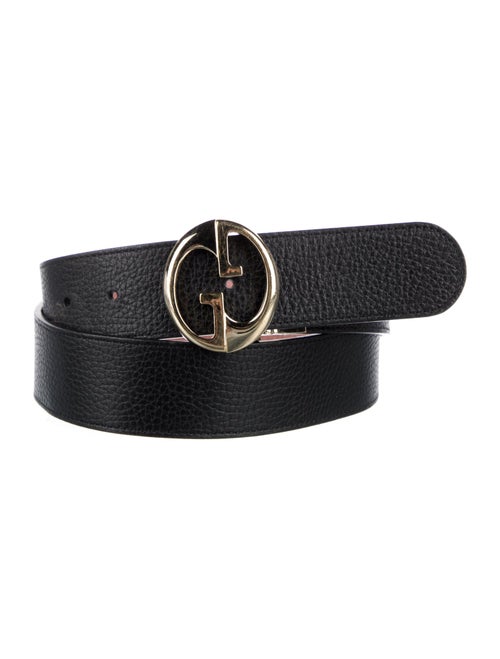 Gucci Interlocking G Logo Leather Belt