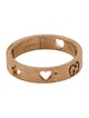 Gucci 18K Icon Star & Heart Double G Band Ring