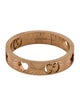 Gucci 18K Icon Star & Heart Double G Band Ring