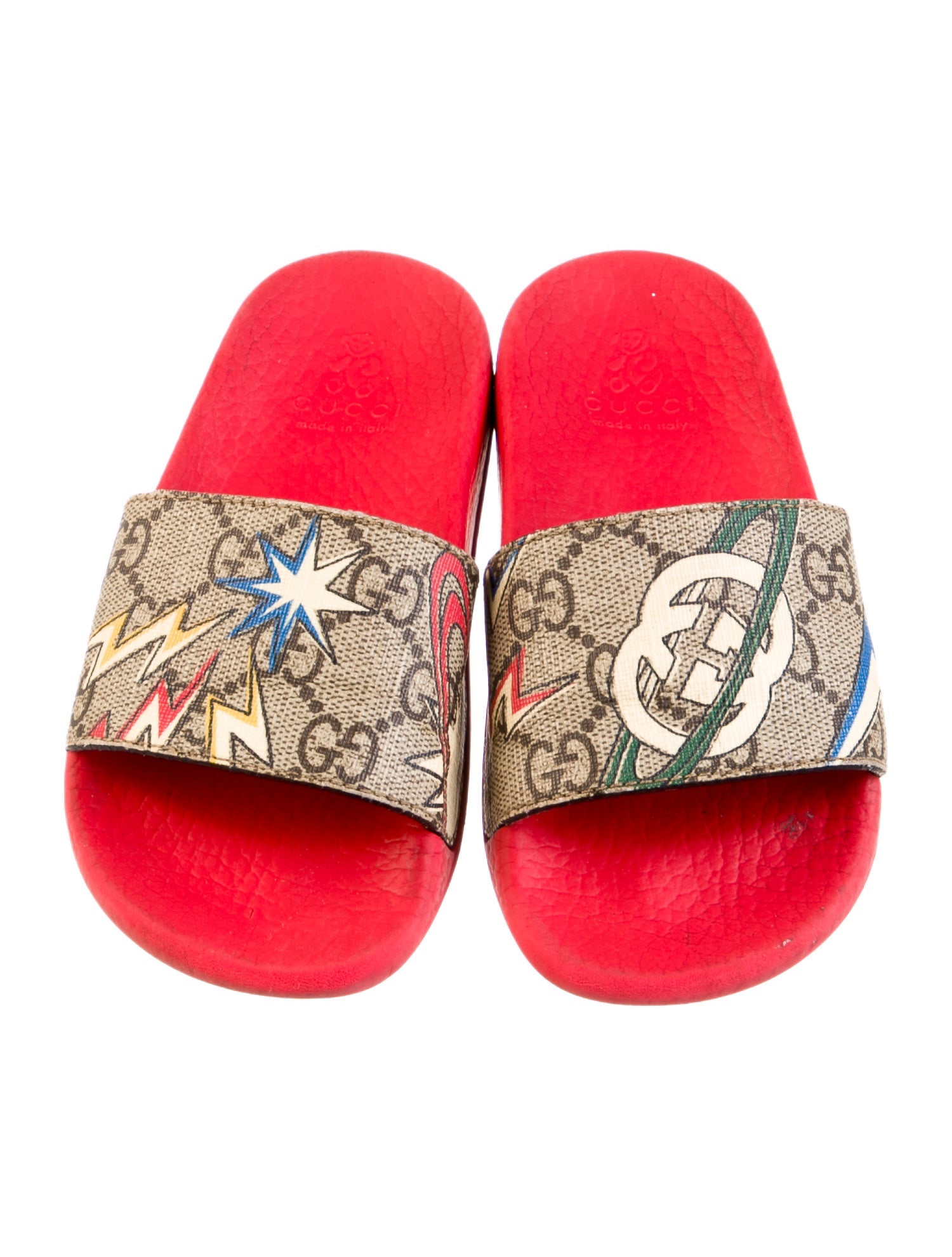 Gucci Pattern Printed Slides