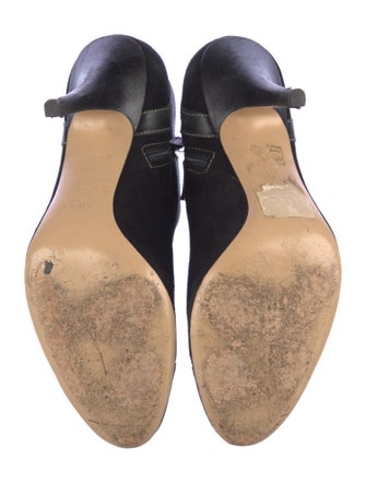 Gucci Interlocking G Logo Suede Boots