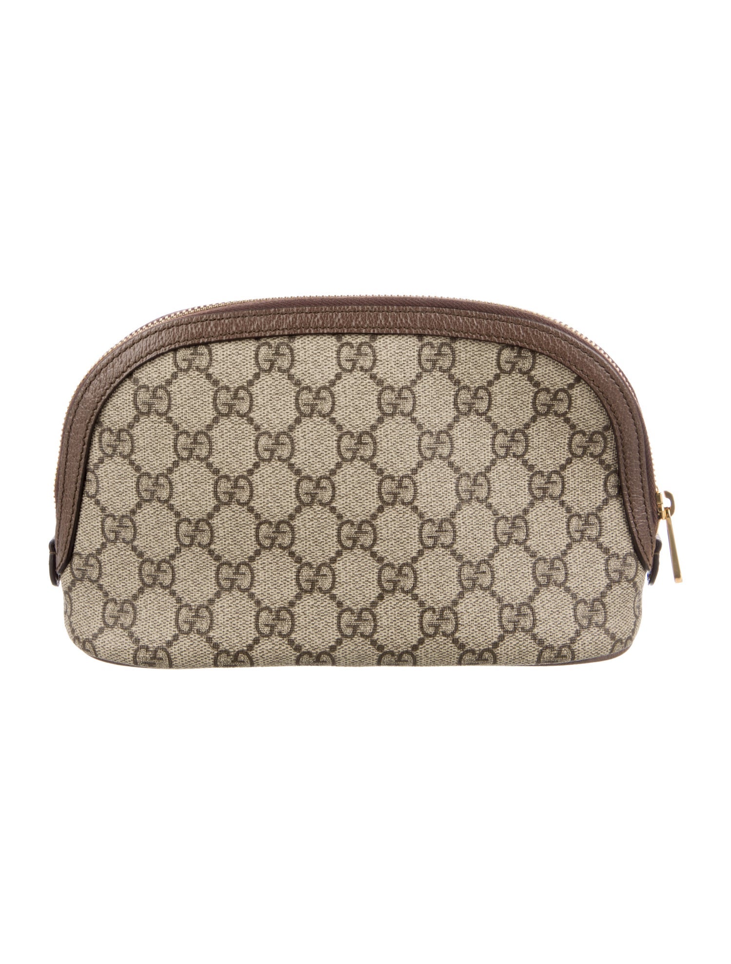 Gucci Logo Coated Canvas Cosmetic Bag